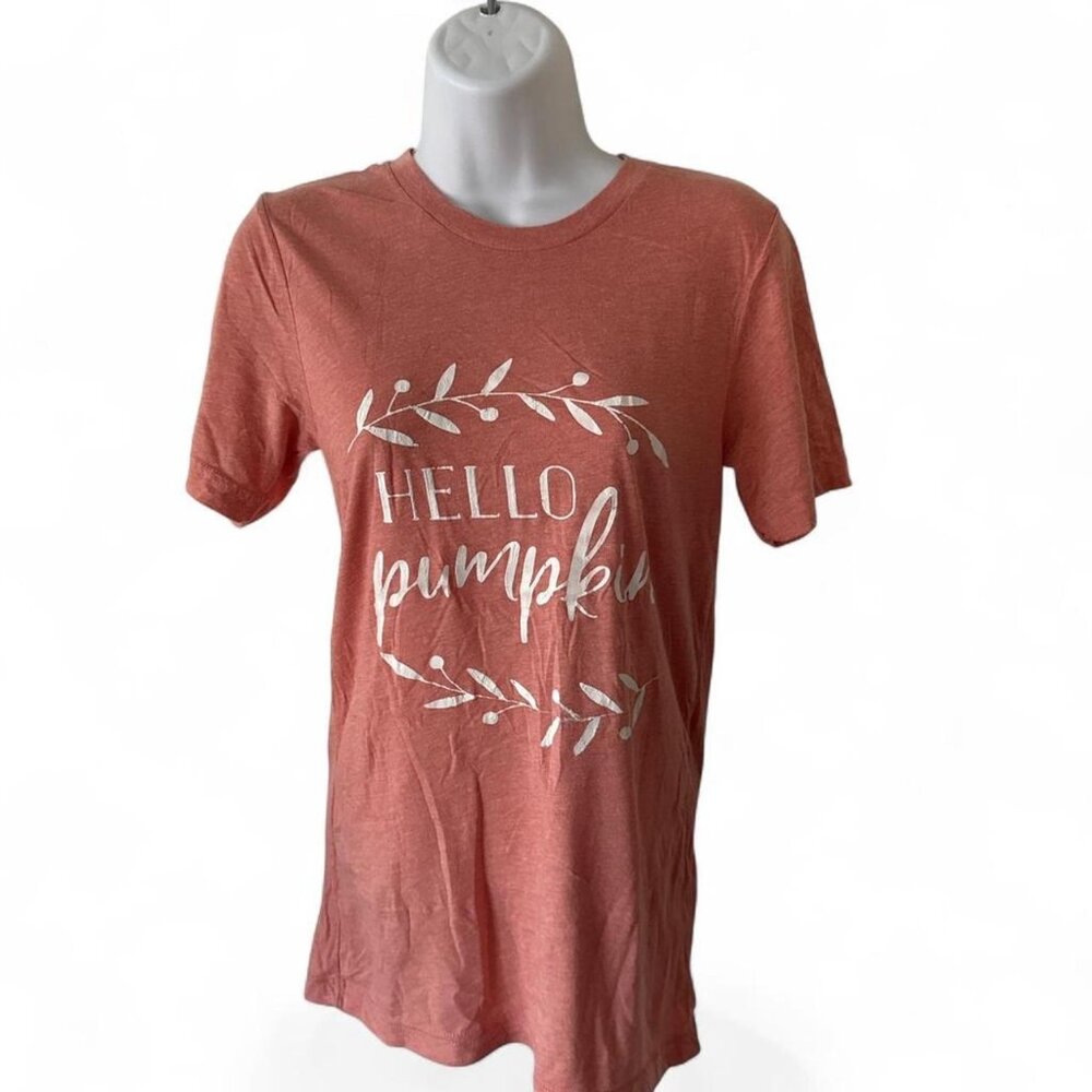 Women's Pink and Orange T-shirt